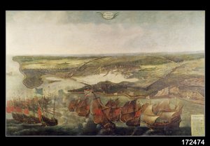 Die Belagerung von La Rochelle im Jahr 1628